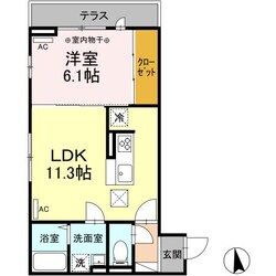 (仮)D-room小田原五丁目の物件間取画像